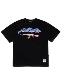 REVOLUTION OVERSIZED T-SHIRTS BLACK