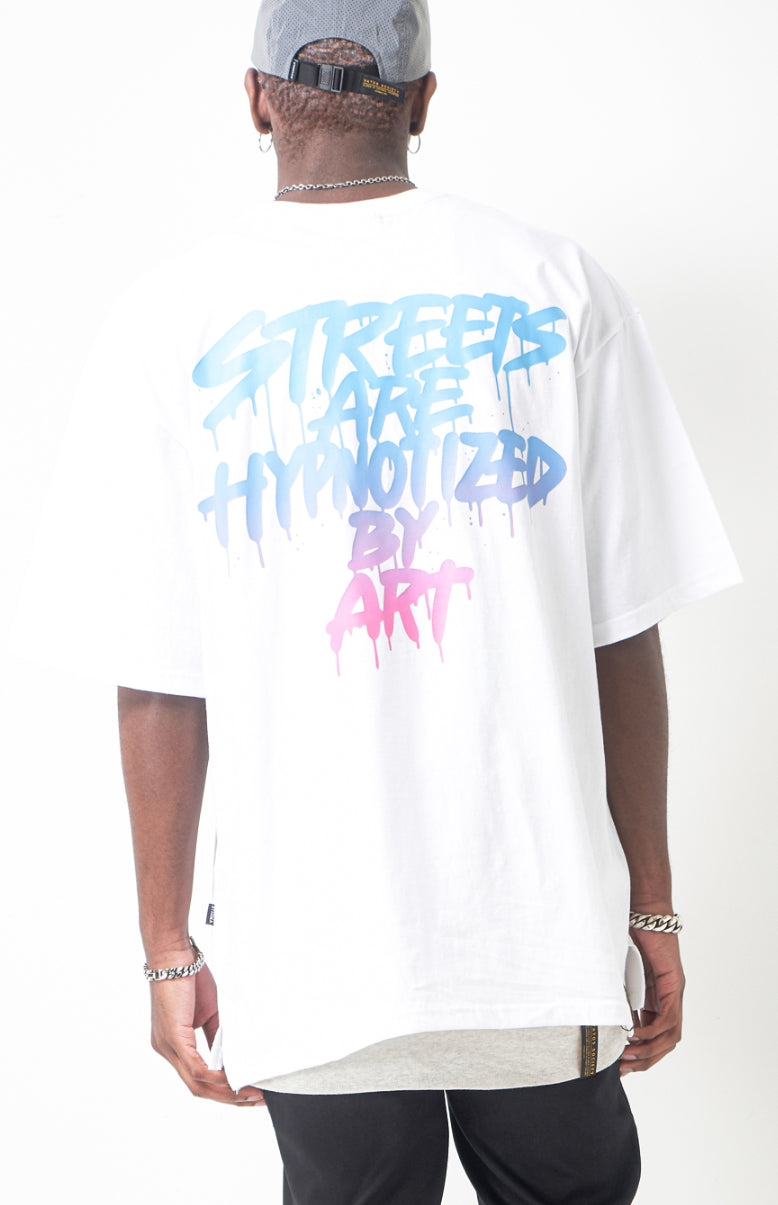 REVOLUTION OVERSIZED T-SHIRTS WHITE