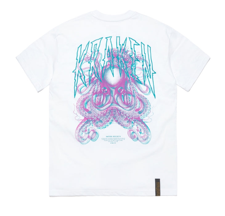 KRAKEN T-SHIRTS WHITE