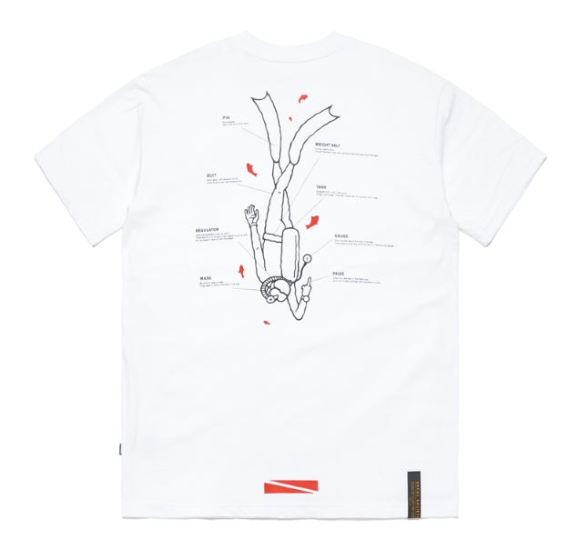 DIVE T-SHIRTS WHITE