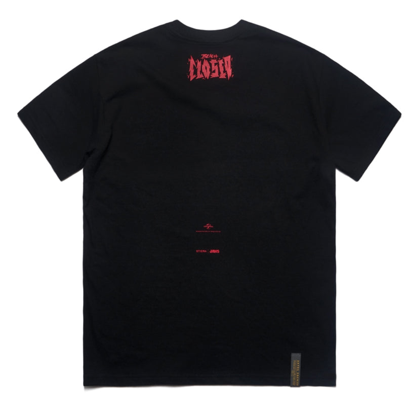 JAWS T-SHIRTS BLACK