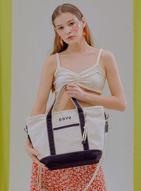 BBYB(ビービーワイビー) Tropical Market Bag (Medium) Black