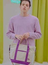 BBYB(ビービーワイビー) Tropical Market Bag (Medium) Purple