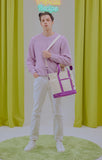 BBYB(ビービーワイビー) Tropical Market Bag (Medium) Purple