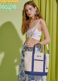 BBYB(ビービーワイビー) Tropical Market Bag (Medium) Navy