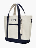BBYB(ビービーワイビー) Tropical Market Bag (Medium) Navy