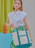 BBYB(ビービーワイビー) Tropical Market Bag (Medium) Green