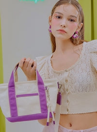 BBYB(ビービーワイビー)  Tropical Market Bag (Mini) Purple