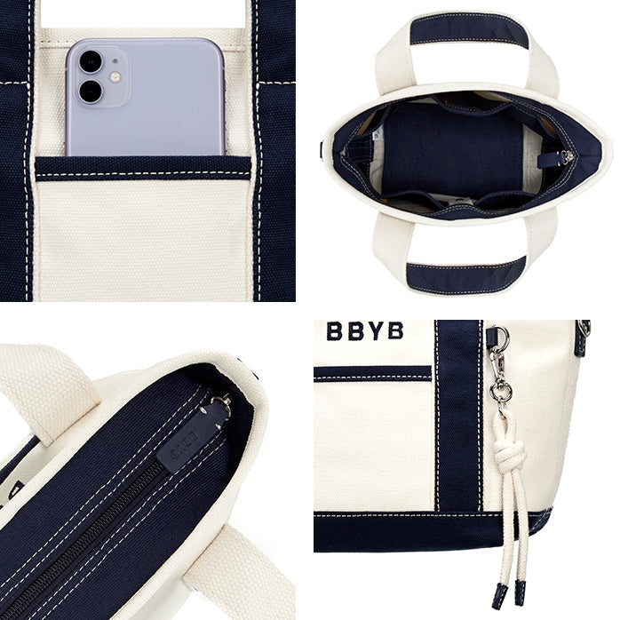 BBYB(ビービーワイビー) Tropical Market Bag (Mini) Navy