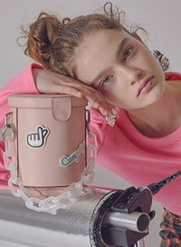 BBYB(ビービーワイビー) Tindy Cylinder Bag (Peach Blossom)