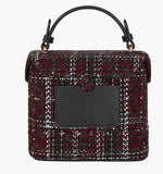 BBYB(ビービーワイビー) Tindy Tweed Square Bag (Red)