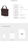 BBYB(ビービーワイビー) Tindy Tweed Square Bag (Red)