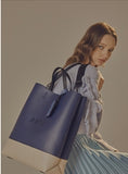 BBYB(ビービーワイビー) BRUNI Unisex Tote Bag (Peony Navy)