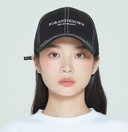ROMANTIC CROWN(ロマンティック クラウン) RMTCRW BASIC BALL CAP_BLACK