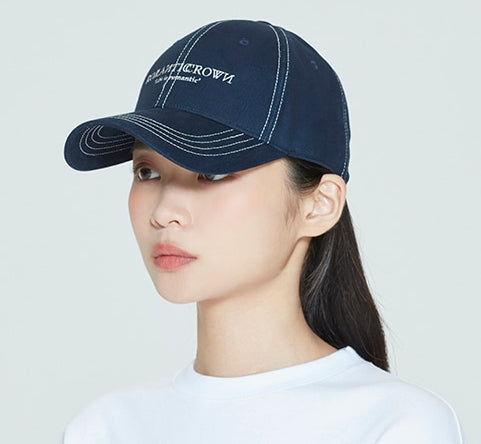 ROMANTIC CROWN(ロマンティック クラウン) RMTCRW BASIC BALL CAP_NAVY