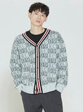 ロマンティッククラウン(ROMANTIC CROWN)   RC JACQUARD PATTERN CARDIGAN_GREY