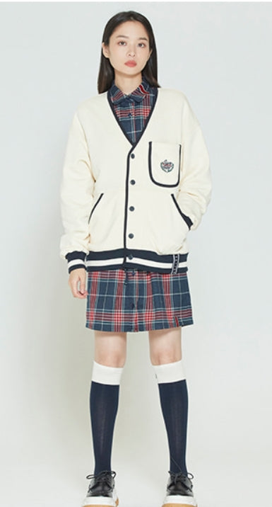 ロマンティッククラウン(ROMANTIC CROWN)  MODERN LAUREL COTTON CARDIGAN_OATMEAL