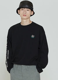 ロマンティッククラウン(ROMANTIC CROWN) RMTCRW LOGO LONG SLEEVE_BLACK