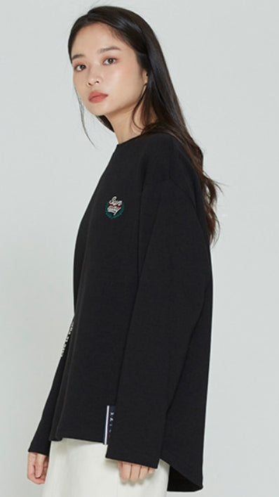 ロマンティッククラウン(ROMANTIC CROWN) RMTCRW LOGO LONG SLEEVE_BLACK