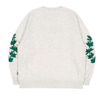 ロマンティッククラウン(ROMANTIC CROWN) MODERN LAUREL SWEATSHIRT_MELANGE IVORY