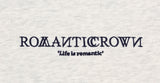 ロマンティッククラウン(ROMANTIC CROWN) MODERN LAUREL SWEATSHIRT_MELANGE IVORY