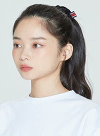 ロマンティッククラウン(ROMANTIC CROWN) CEREMONY TAPE SCRUNCHIE_BLACK