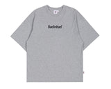 ベドインベド(BADINBAD) OVER LAP LOGO TEE_GREY