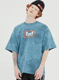 ベドインベド(BADINBAD) EXPRESS LOGO TIE DYE TEE_BLUE GREEN