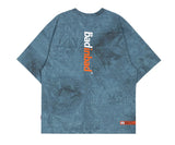 ベドインベド(BADINBAD) EXPRESS LOGO TIE DYE TEE_BLUE GREEN