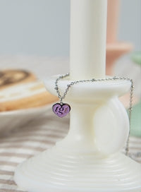 TARGETTO(ターゲット)  HEART LOGO NECKLACE_SILVER