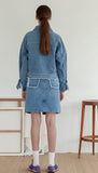 TARGETTO(ターゲット) DENIM SKIRT_BLUE