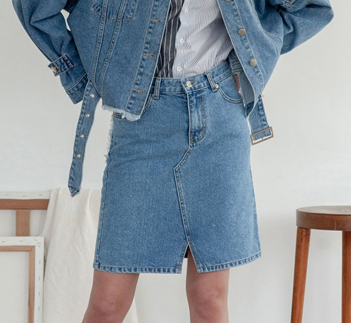 TARGETTO(ターゲット) DENIM SKIRT_BLUE
