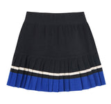 TARGETTO(ターゲット) PLEATS KNIT SKIRT_CHARCOAL