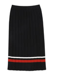 TARGETTO(ターゲット) PLEATS KNIT SKIRT_BLACK