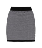 TARGETTO(ターゲット)MINI STRIPE KNIT SKIRT_BLACK & WHITE