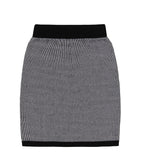 TARGETTO(ターゲット)MINI STRIPE KNIT SKIRT_BLACK & WHITE