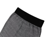 TARGETTO(ターゲット)MINI STRIPE KNIT SKIRT_BLACK & WHITE
