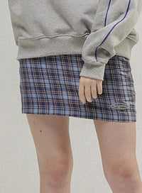 TARGETTO(ターゲット)  TGT CHECK SKIRT_SKY BLUE