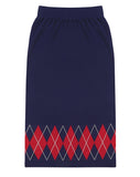 TARGETTO(ターゲット)  NEO ARGYLE KNIT SKIRT_NAVY