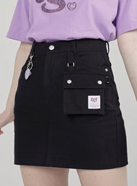 TARGETTO(ターゲット)  MINI POCKET SKIRT_BLACK