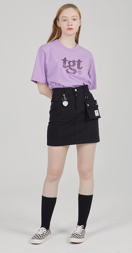 TARGETTO(ターゲット)  MINI POCKET SKIRT_BLACK