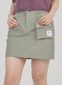 TARGETTO(ターゲット)  MINI POCKET SKIRT_KHAKI