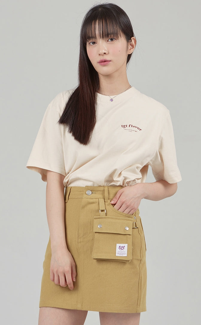 TARGETTO(ターゲット)  MINI POCKET SKIRT_MUSTARD