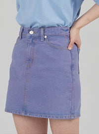 TARGETTO(ターゲット)  WASHING DYEING SKIRT_PURPLE