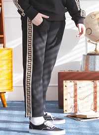 TARGETTO(ターゲット)  LOGO TAPE TRAINING PANTS_BLACK