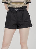 TARGETTO(ターゲット)  SHIRRING SHORT PANTS_BLACK