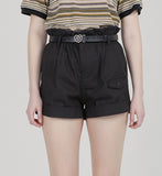 TARGETTO(ターゲット)  SHIRRING SHORT PANTS_BLACK