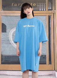 TARGETTO(ターゲット) PUDDING COTTON DRESS_DARK BLUE