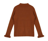 TARGETTO(ターゲット) RUFFLE KNIT PIQUE_CAMEL