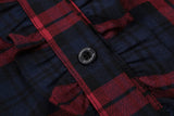 TARGETTO(ターゲット) FRILL CHECK SHIRT_RED CHECK